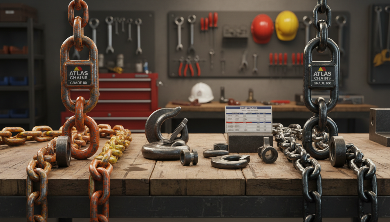 Lifting chain grades explained